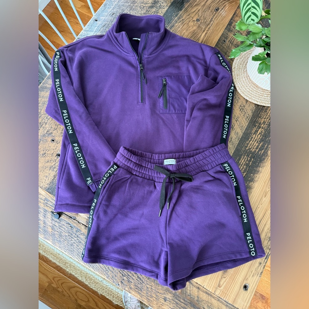 Peloton Deep Purple Activewear Set Size Small - Picture 4 of 12